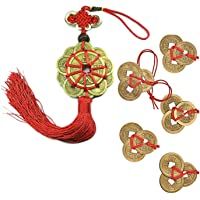 PPX 6 Unids Monedas Chinas de la Suerte Monedas Chino Monedas Feng Shui Monedas I-Ching de Recuerdo Monedas…